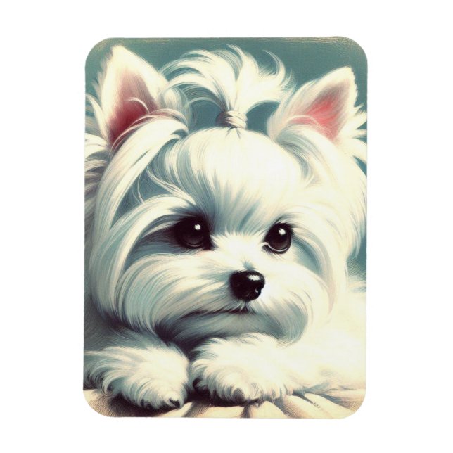 Magnet Flexible Peinture maltaise vintage (Vertical)