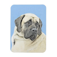 Peinture Mastiff (Fawn) anglaise - Art Chien origi