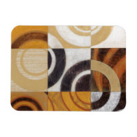 Peinture moderne avec Motifs circulaires