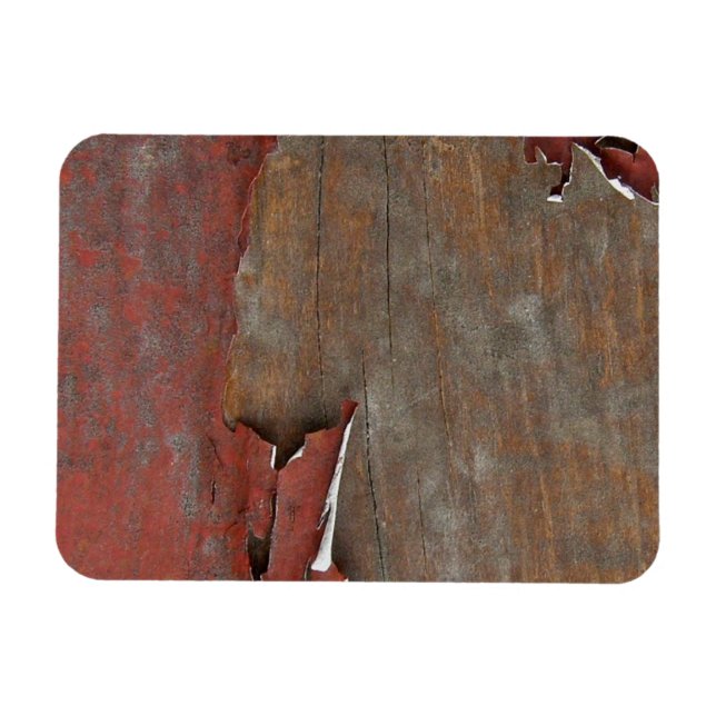Magnet Flexible Peinture rouge Peinture sur bois d'ancienne grange (Horizontal)