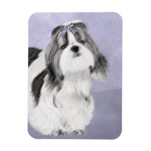 Magnet Flexible Peinture Shih Tzu - Cute Original Chien Art