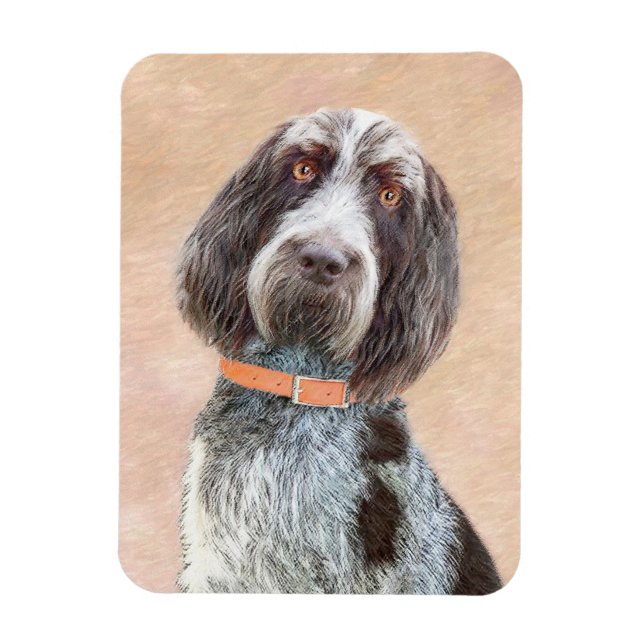 Magnet Flexible Peinture Spinone Italiano - Belle Art Original Chi (Vertical)