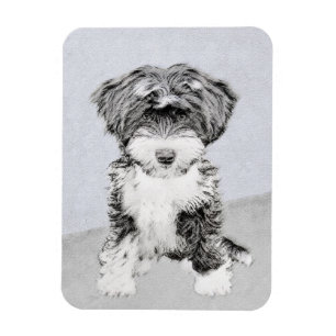 Magnet Flexible Peinture Tibétaine Terrier - Cute Original Chien A