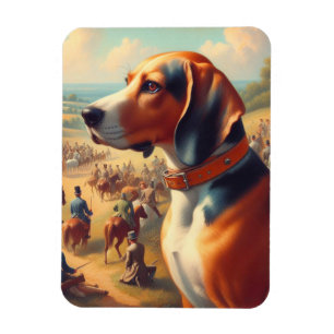 Magnet Flexible Peinture vintage pour chien de collection