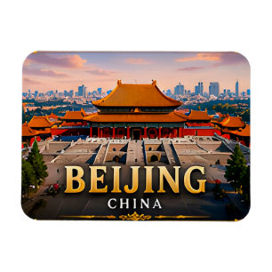 Magnet Flexible Pékin Chine Architecture chinoise et Histoire 🌊