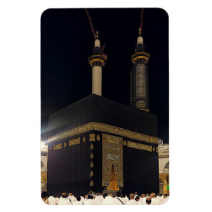 Magnet Flexible Pèlerins du Hadj à Fajr, Kaaba, La Mecque, Arabie 