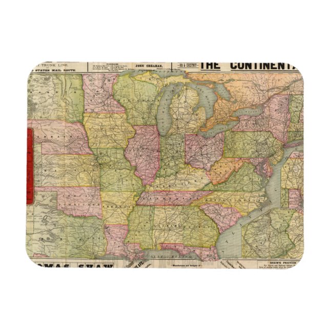 Magnet Flexible Pennsylvanie 6 (Horizontal)