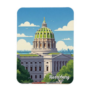 Magnet Flexible Pennsylvanie Harrisburg Travel