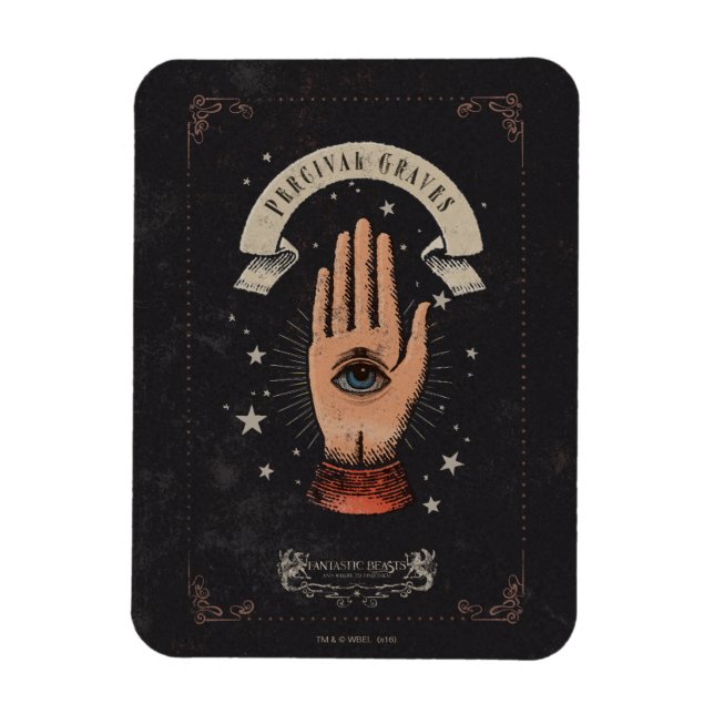Magnet Flexible PERCIVAL GRAVES™ Magic Hand Graphic (Vertical)