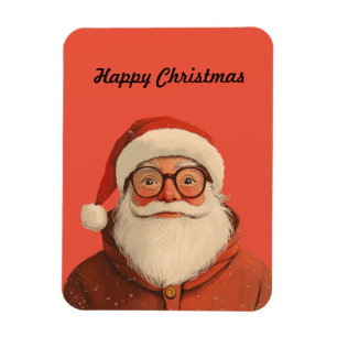 Magnet Flexible Père Noël   Bonne carte de Noël