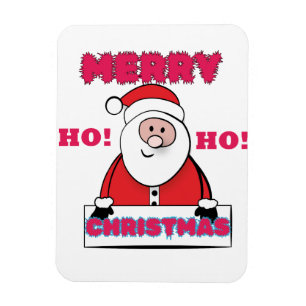 MAGNET FLEXIBLE PÈRE NOËL DIT : MERCI NOËL, OH !