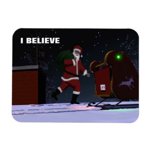 Magnet Flexible Père Noël - Je crois