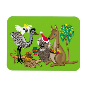 Magnet Flexible Père Noël koala Noël australien