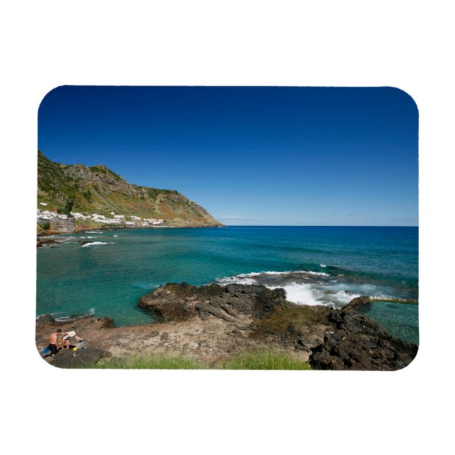 Magnet Flexible Père Noël Maria - Açores (Horizontal)