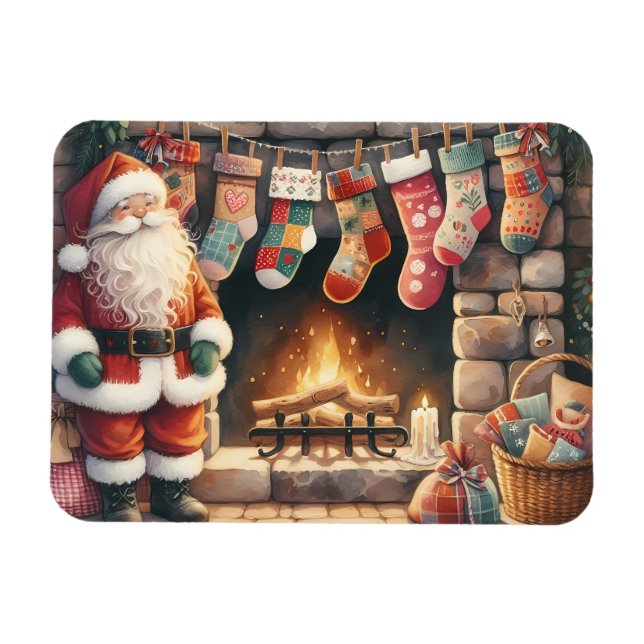 Magnet Flexible Père Noël par foyer Noël Stockage (Horizontal)