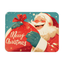 Père Noël préparant des cadeaux de Noël