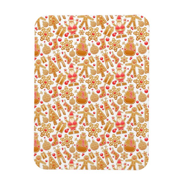 Magnet Flexible Père Noël & Snowman Gingerbread Noël Cookies (Vertical)