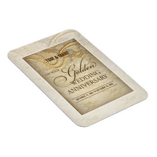 Magnet Flexible Perles personnalisables, 50e anniversaire de Maria