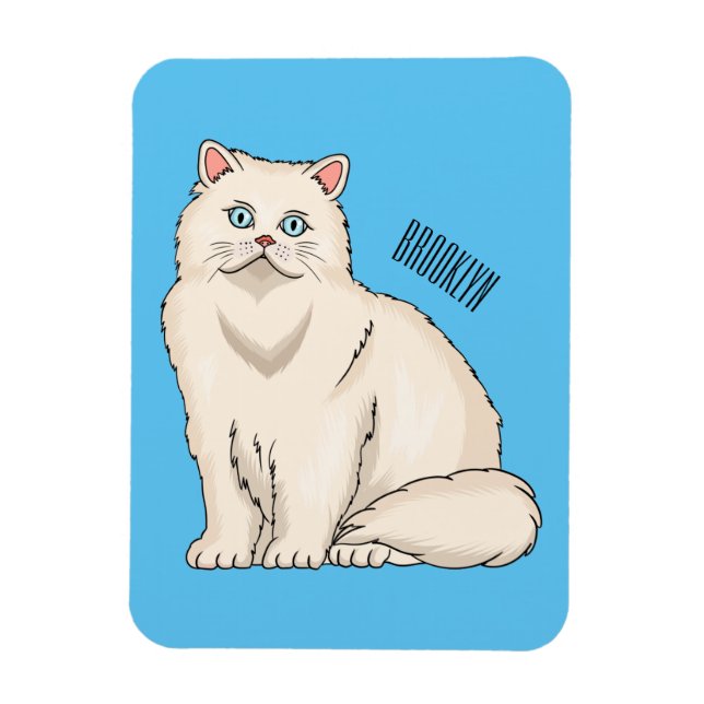 Magnet Flexible Persian cat (Vertical)
