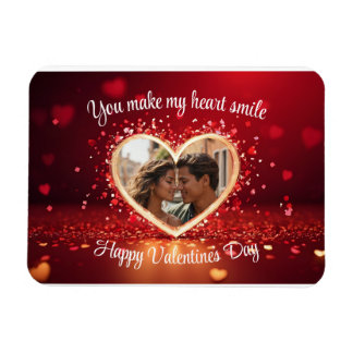 Magnet Flexible Personalized Heart Photo Frame