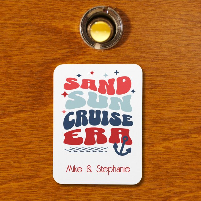 Magnet Flexible Personalized Retro Cruise Family Name (Créateur téléchargé)