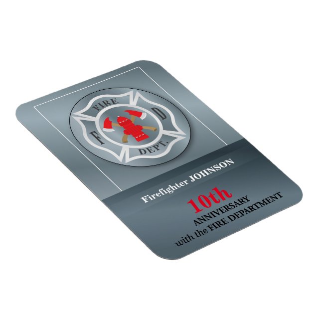 Magnet Flexible Personnalisable, Anniversaire avec le service d'in (Côté Droit)