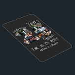 Magnet Flexible Personnalisé 25e anniversaire mariage photo collag<br><div class="desc">Personnalisé 25e anniversaire mariage photo collage. Personnalisez ce vingt-cinq ans anniversaire mariage jubilé d'argent avec vos photos et vos noms.</div>