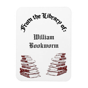 Magnet Flexible Personnalisé à partir de la bibliothèque de livres