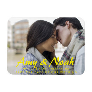 Magnet Flexible Personnalisé Enregistrer l'aimant de date - Photo 