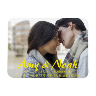 Magnet Flexible Personnalisé Enregistrer l'aimant de date - Photo