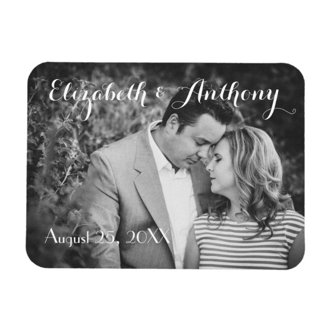 Magnet Flexible Personnaliser avec Mariage photo (Horizontal)