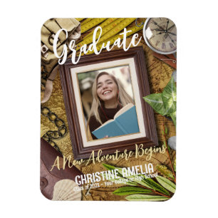 Magnet Flexible Personnaliser le Faire-part de thème Vintage Adven