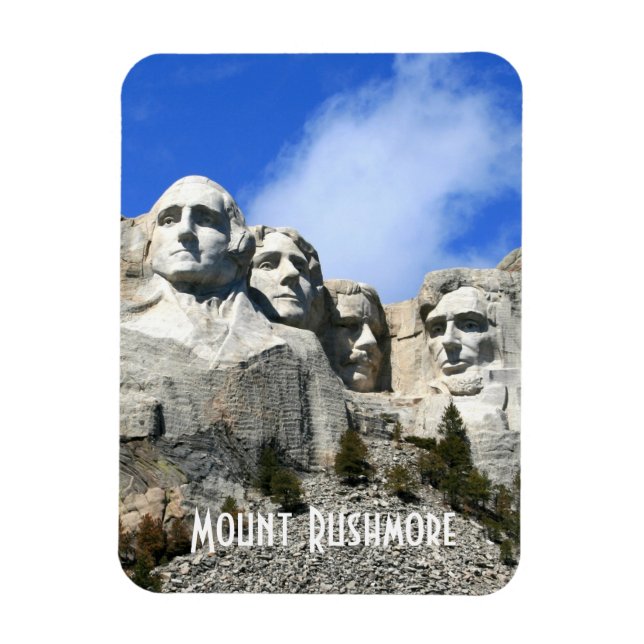 Magnet Flexible Personnaliser Monument National du Mont Rushmore (Vertical)