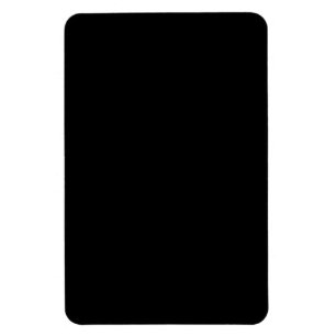 Magnet Flexible Personnaliser simple Noir couleur solide