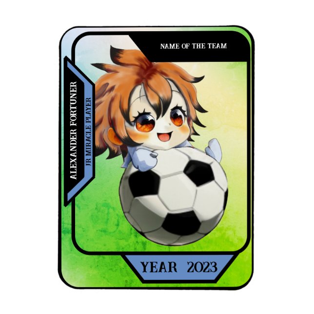 Magnet Flexible Personnaliser une carte sport (Vertical)