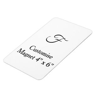 Magnet Flexible personnaliser une photo simple flexible 4" x 6" pe