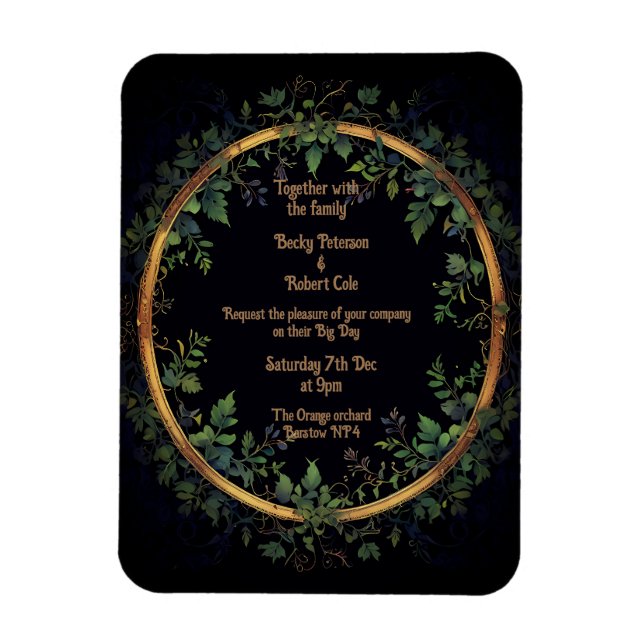 Magnet Flexible Personnalisez votre Faire-part de mariage (Vertical)