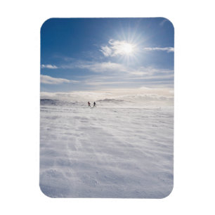 Magnet Flexible Personnes marchant sur la neige, Islande