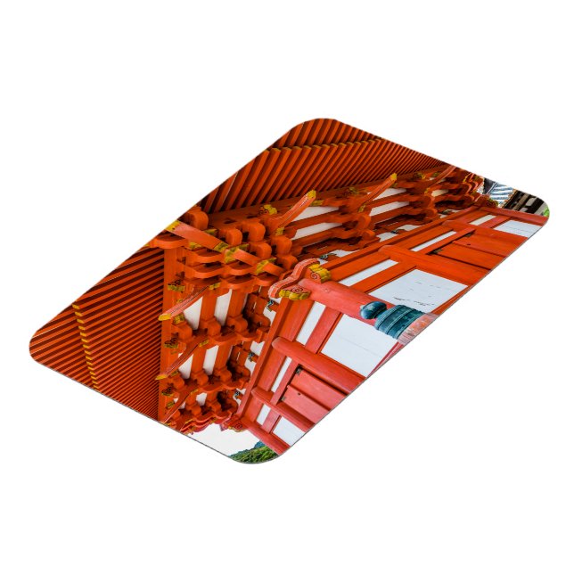 Magnet Flexible Perspective ascendante de la pagode, Miyajima (Côté Gauche)