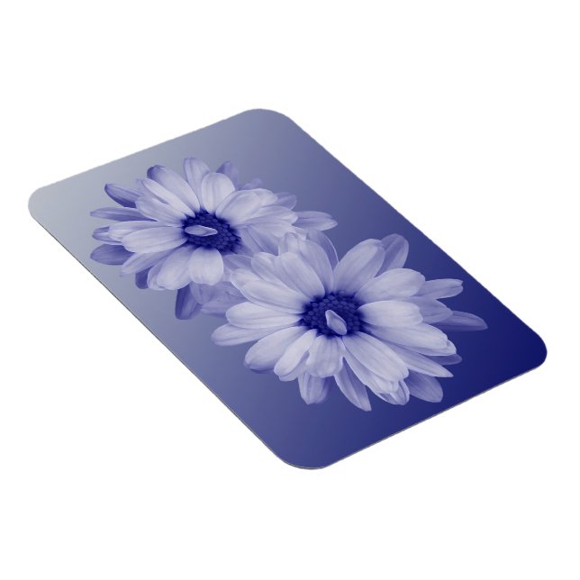 Magnet Flexible pétales bleus tordus (Côté Droit)