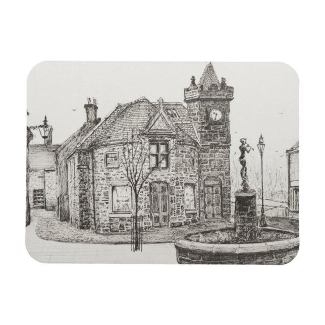 Magnet Flexible Peter Pan Statue Kirriemuir Écosse 2007 (Horizontal)