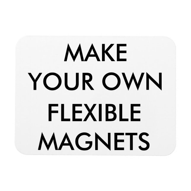 Magnet Flexible Petit aimant de réfrigérateur flexible personnalis (Horizontal)