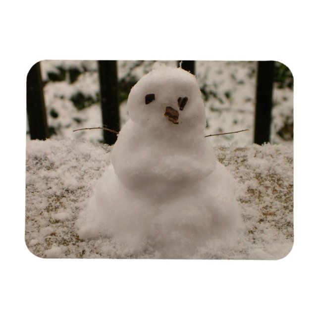 Magnet Flexible Petit bonhomme de neige flexible (Horizontal)