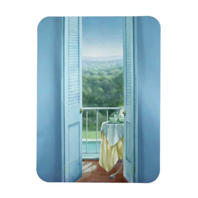 Magnet Flexible Petit-déjeuner St. Maxime 1984 (Vertical)