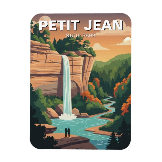 Magnet Flexible Petit Jean State Park Arkansas Travel (Vertical)
