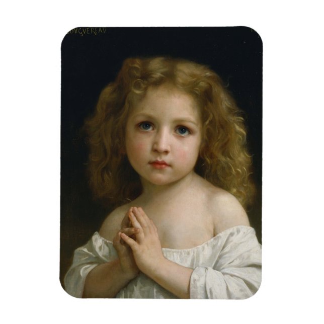 Magnet Flexible Petite fille par William-Adolphe Bouguereau (Vertical)