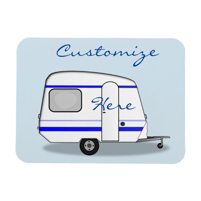 Magnet Flexible Petite maison caravane rationalisée Thunder_Cove (Horizontal)