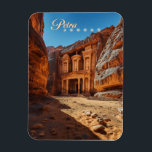 Magnet Flexible Petra, Jordanie : Iconic Red Rock Temple<br><div class="desc">Découvrez la beauté antique de Petra,  en Jordanie,  avec cette affiche vibrante représentant le temple emblématique niché au milieu de profondes formations rocheuses rouges. Des couleurs plates et une typographie audacieuse soulignent la grandeur historique de ce site archéologique de renommée mondiale.</div>