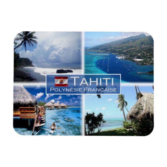 Magnet Flexible PF French Polynesia - Tahiti - (Horizontal)