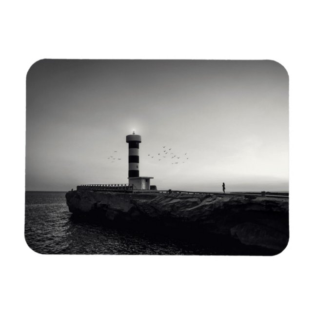 Magnet Flexible Phare au coucher du soleil (Horizontal)